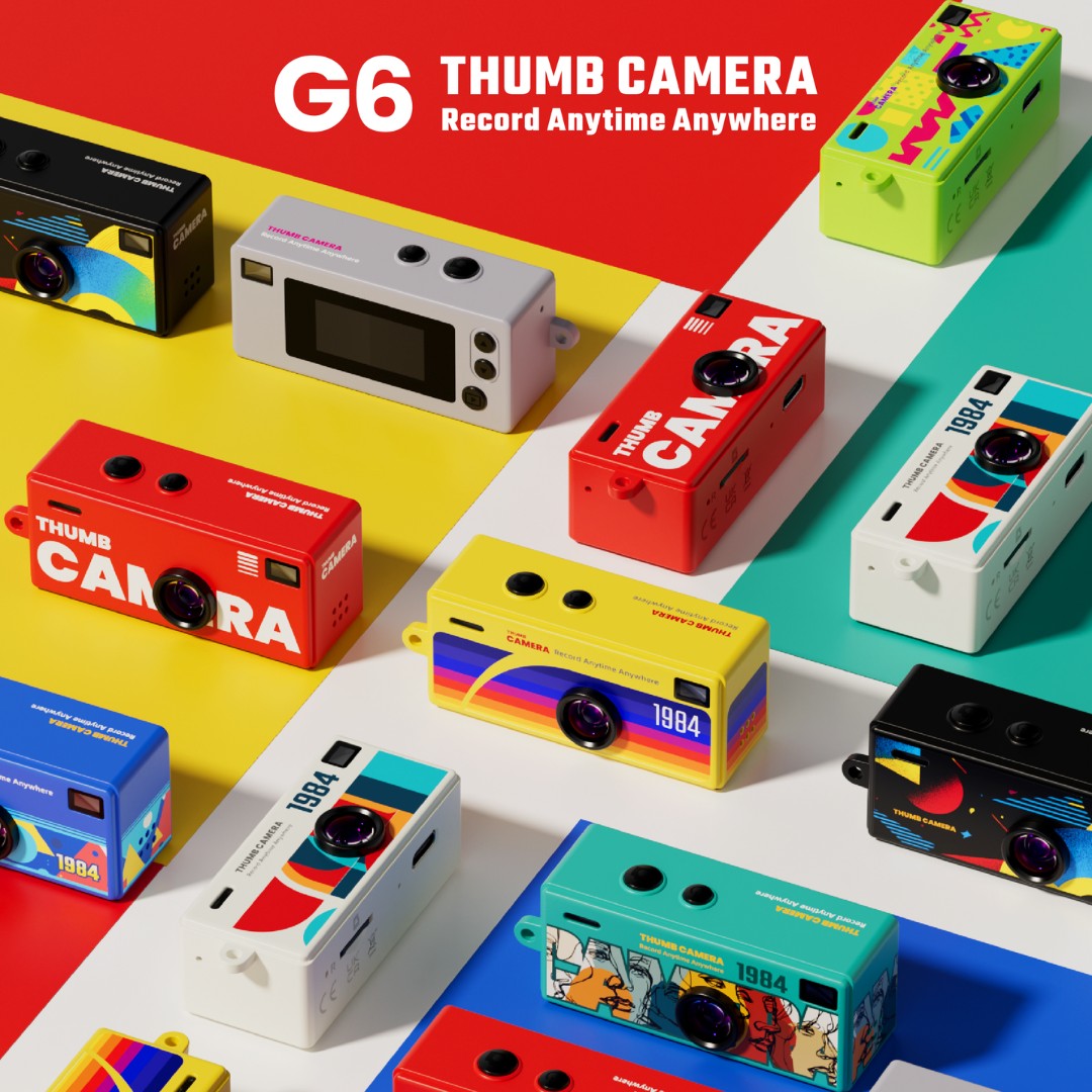 G6 Thumb Camera - Blue - Image 2
